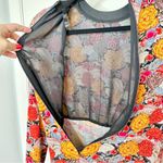 ZARA Floral Long Sleeve Faux Wrap Skirt Mini Dress Photo 6