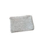 MARCUS BROTHERS Vintage Cream Woven Italian Clutch Bag Photo 6