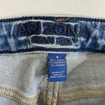 Arizona Jeans Arizona Jean Co women's medium wash multibutton stretch midrise distressed jeans Photo 5