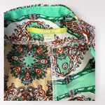 Gianni Bini Women Green Casual Pants Size L Avant Garde Designer Funky Photo 1