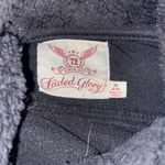 Faded Glory Black furry zip up jacket Photo 2