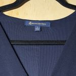 Brooks Brothers  Women’s Navy Twist Front Fit & Flare Dress Size L Long Sleeve Photo 2