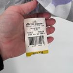 Alfred Dunner Blazer Jacket Womens 14 White Purple Floral Easter Church NEW Photo 5