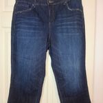 Nine West  Dark Blue Straight Leg Jeans Photo 0