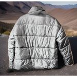 Ci Sono ‎ Los Angeles Womens Puffer Jacket Ivory S Full Zip Waist Pockets Photo 2