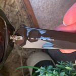 Swavorski Authentic SWAROVSKI 53mm crystals geometric square sunglasses Photo 12