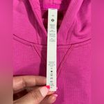 Lululemon NWOT All Yours Cropped Hoodie in Sonic Pink Photo 5