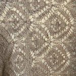 Moth Anthropologie Asymmetrical Brown One Size Cascade Cardigan Boho Festival Photo 2