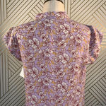 Halogen  Surplice‎ Cap Sleeve Blouse Floral Print Photo 6