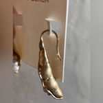 Tory Burch  Gold Sculptural Drop Earrings -Three Peas in a Pod, unique, giftable Photo 4