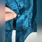 Victoria's Secret Victoria’s Secret Vintage Gold Label Blue Floral Kimono Button-down Pajama Top Photo 4