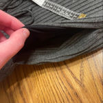 Calé Charcoal Gray Louise Ribbed Long Sleeve Wide Leg Jumpsuit‎ Size S Photo 5