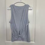 J.Crew Twist Back Tank Top Gray Women’s Large Sleeveless Casual Photo 0