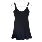 Lulus Stylize Black Flounce Hem Mini Dress Size Small Photo 7