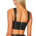 Majorelle Faux Leather Top Photo 2