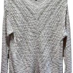 Cloud Chaser Womens Sweater Large Ivory Knit Long Sleeve Casual Photo 0