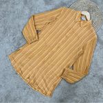 prAna  Women’s Fernie Cover-Up Button Down Shirt Top Longsleeve in Solstice S Photo 2