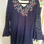 Xhilaration  Dress Lace Blue Royal Photo 0