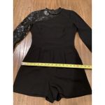 Shoshanna  long sleeve black lace 3/4 sleeve Marseille Romper size 2 Photo 1
