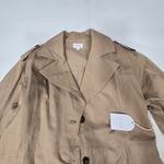 Song of Style Amelia Trench Coat in Nude Taupe Small Tan Photo 7