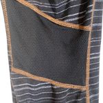 Athleta  Black Striped Relay Capri Cropped Leggings Women Sz S Photo 5