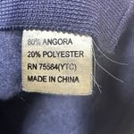 VINTAGE ANGORA BUCKET HAT Navy Boho Regency Cute Chic Photo 3