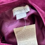 Chadwick's NWT Chadwick’s Suede Leather Midi A-line Skirt, Size 6 Photo 3