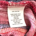 Monteau red striped collared sleeveless top Photo 10