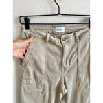 Pistola  Lyla Khaki High Rise Flare Wide Leg Denim Jeans Cottage Pants Womens 28 Photo 3