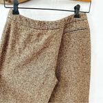 Gerard Darel  Ankle Tan Brown Woven Cuff Zip Clasp Closure Trouser Pants 36 Photo 7