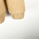 I am gia I.AM.GIA Tan Pixie Sherpa Long Sleeves Full Zipper Pockets Lined Teddy Coat XS Photo 8