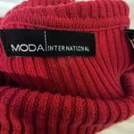 Victoria's Secret  International Red Turtleneck Tie Belted Sweater Dress Size XS Photo 3