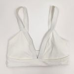 l*space L* Vera Bikini Top in Cream Size Small NWT Ribbed Photo 2