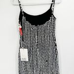 Mac Duggal  10782 Black Sleeveless Beaded Tank Mini Dress Size 2 NWD Photo 7