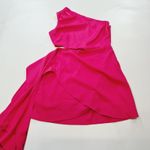 superdown Crystal Mini Dress in Hot Pink Small Photo 2