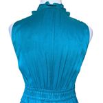 Maeve Anthropologie La Habana Dress Midi Length Womens Size Small In Teal Photo 4