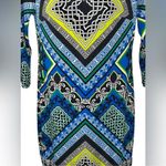 Laundry by Shelli Segal Psychedelic Retro Shift Dress Size Small Photo 4