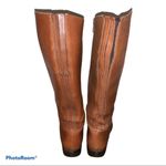 Corso Como Brown Leather Knee High Riding Boots Photo 2