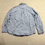 Orvis  Chambray 100% Organic Cotton Button Down Shirt Size Medium EUC Photo 4