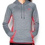 Under Armour Under armor cold gear storm hoodie hot pink and gray small loose fit swe… Photo 8