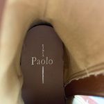 Linea Paolo  Booties Leather Ankle  Square Toe Casual Brown Flat Shoes size 4 M Photo 5