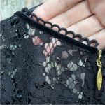 Draper James EUC Crepe Lace Jumpsuit Black Size 10 Photo 5