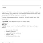 LIVI by Lane Bryant. Activewear shorts, lined, pockets, super stretch, colorful Blue Size 22W Photo 6