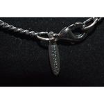 Aeropostale Black Metal Chain Rhinestone Gothic Renaissance Witchy Punk Necklace Photo 2