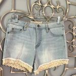 Altar'd State Romantic Denim Jean Shorts Womens 26/3 New Photo 11