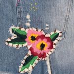 Free People  Patch Denim Skirt Size 27 Photo 6