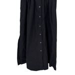 Disturbia Finis Cotton Button Up Midi Shirt Dress size 6 NWT Black Photo 4