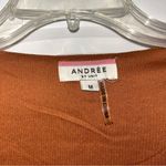 Andree by Unit  Rust Tiered Long Sleeve Top Women’s Medium Photo 1