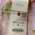 ZARA  2 PIECES MATCHING SET PRINTED CROPPED LINEN TOP & LINEN WRAP SKIRT ORANGE 🍊 Photo 9