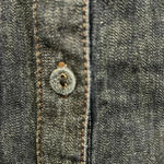 Calvin Klein Jeans  dark denim button up dress size small Photo 8